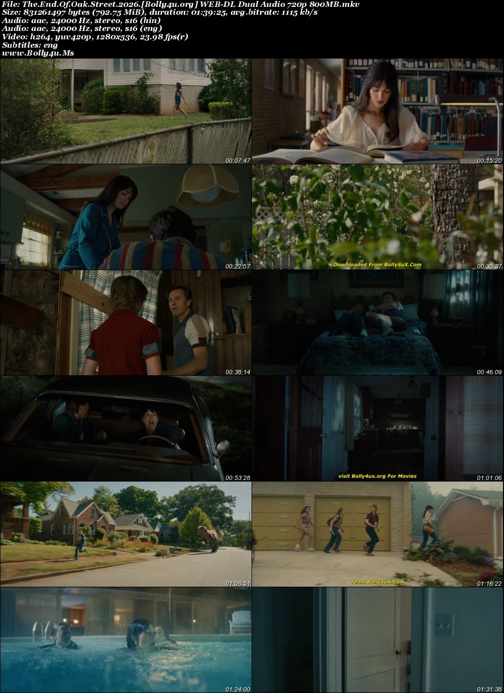 The End Of Oak Street 2026 WEB-DL Hindi Dual Audio ORG Full Movie Download 1080p  720p  480p