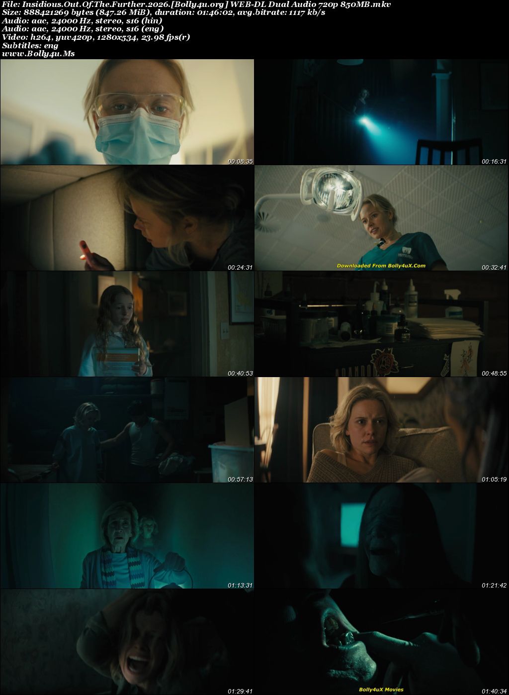 Insidious Out Of The Further 2026 WEB-DL Hindi Dual Audio ORG Full Movie Download 1080p  720p  480p