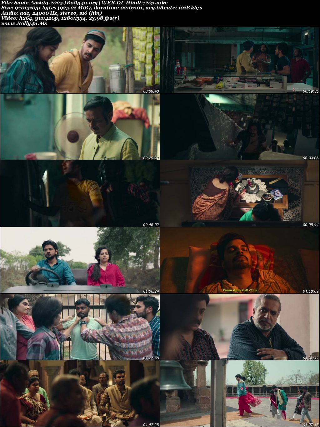 Saale Aashiq 2025 WEB-DL Hindi Full Movie Download 1080p  720p  480p