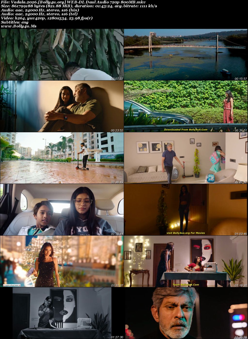 Vadala 2026 WEB-DL UNCUT Hindi Dual Audio ORG Full Movie Download 1080p  720p  480p