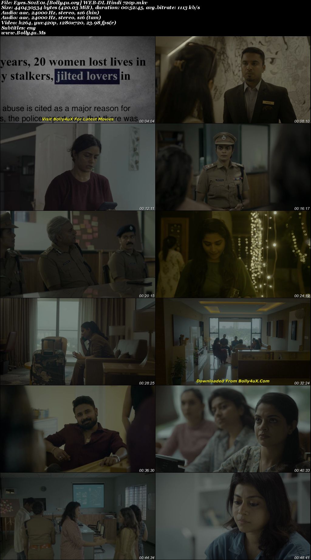 Eyes 2026 WEB-DL Hindi S01 Complete Download 720p  480p