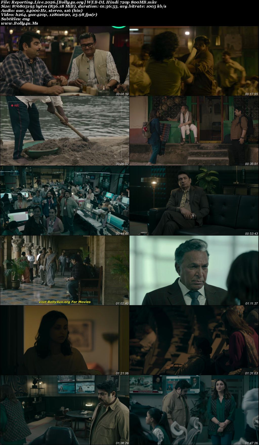 Reporting Live 2026 WEB-DL Hindi Full Movie Download 1080p  720p  480p