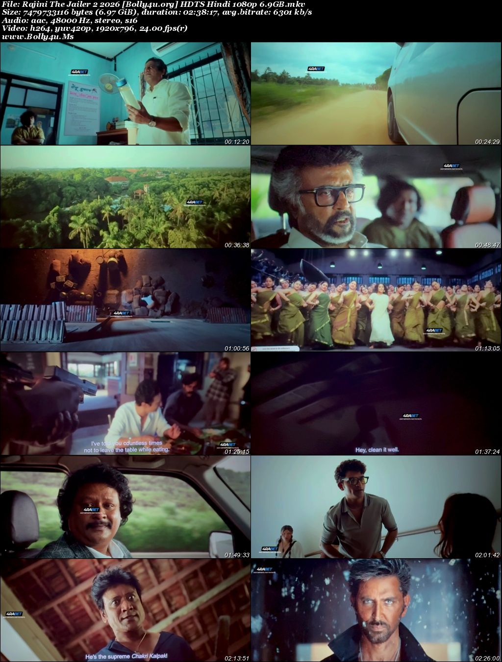 Jailer 2 2026 HDTS Hindi Full Movie Download 1080p  720p  480p