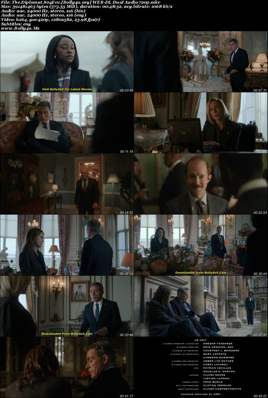 The Diplomat 2026 WEB-DL Hindi Dual Audio ORG S04 Complete Download 720p  480p