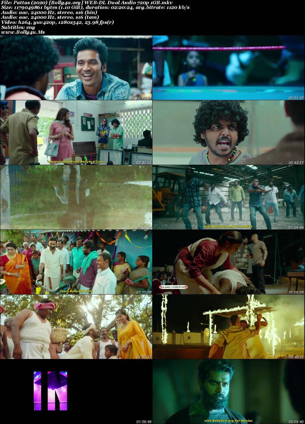 Pattas 2020 WEB-DL UNCUT Hindi Dual Audio ORG Full Movie Download 1080p  720p  480p