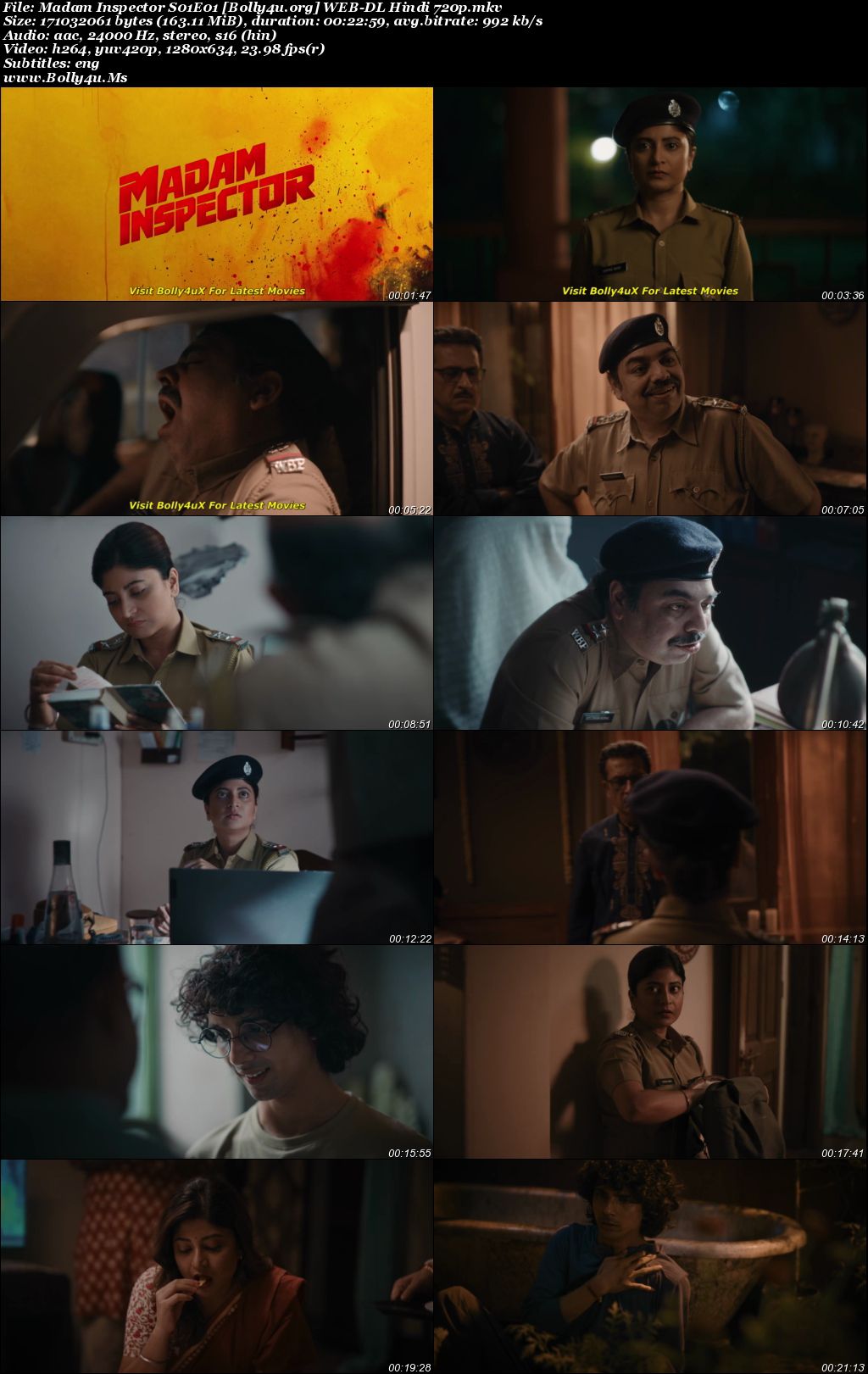 Madam Inspector 2026 WEB-DL Hindi S01 Complete Download 720p  480p