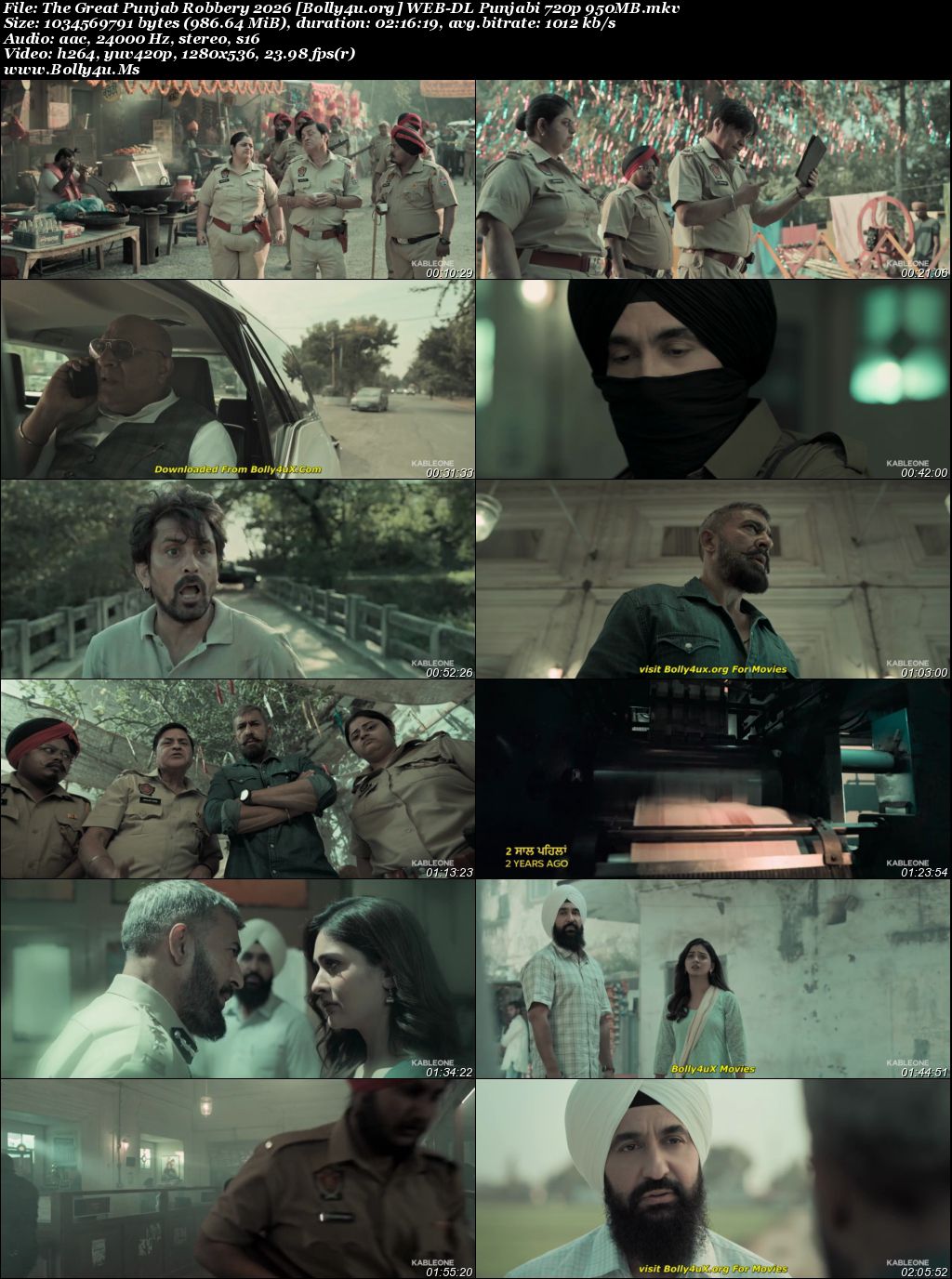The Great Punjab Robbery 2026 WEB-DL Punjabi Full Movie Download 1080p  720p  480p