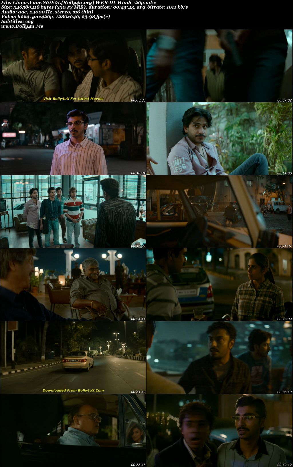 Chaar Yaar 2026 WEB-DL Hindi S01 Complete Download 720p  480p