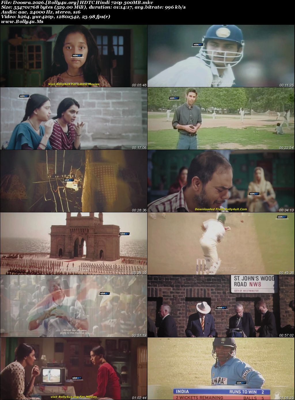 Doosra 2026 HDTC Hindi Full Movie Download 1080p  720p  480p