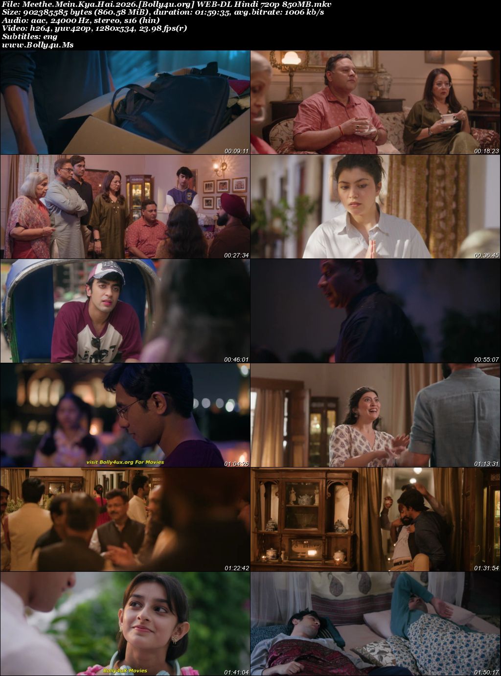 Meethe Mein Kya Hai 2026 WEB-DL Hindi Full Movie Download 1080p  720p  480p